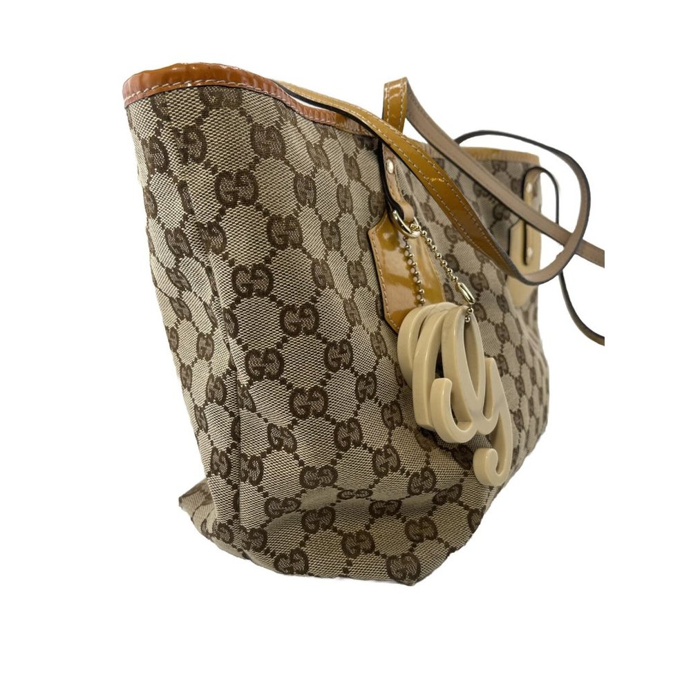 Gucci Canvas Sherry Line Tote Bag w COA - Picture 2 of 6